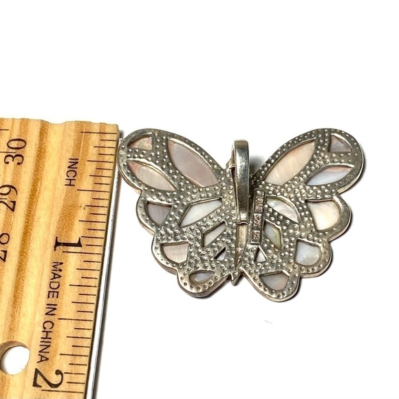 SX 925 Thailand Sterling Silver Pendant Mother of Pearl 13.26g - Picture 9 of 11